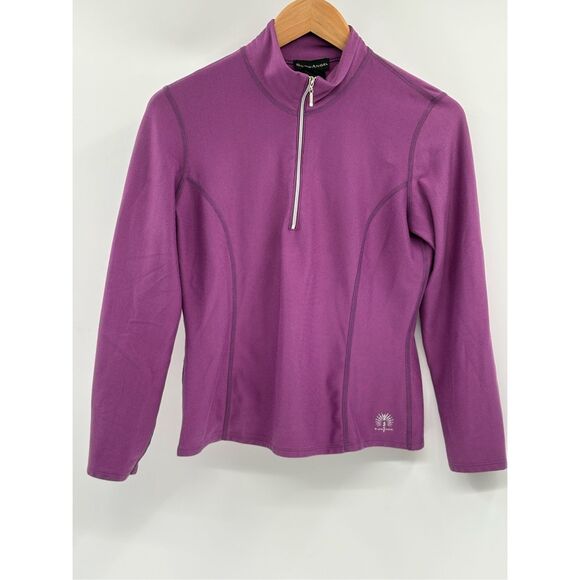 Snow Angel 1/4 Zip Top Base Layer Women Size‎ XS Purple - Picture 1 of 7